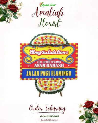Bunga Papan Congratulation di Plumbon